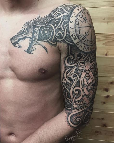 Viking Tribal Tattoos Celtic Tattoos For Men Viking Tattoo Symbol