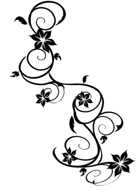 Vine Tattoos Flower Tattoos Small Tattoos Flower Tattoo Stencils