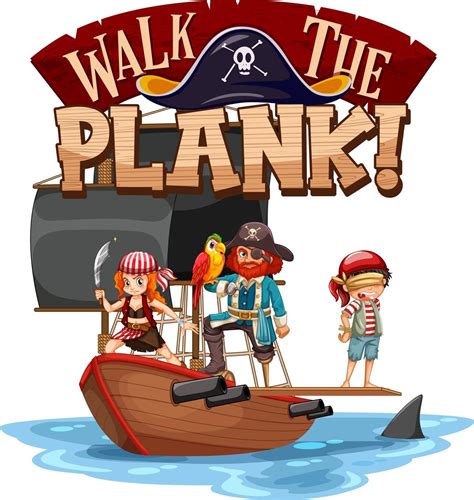 Walk The Plank Vector Art Icons And Graphics For Free Download