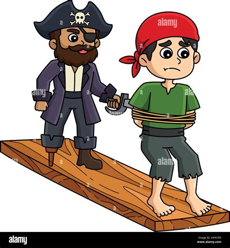 Walking The Plank Ship Stock Vector Images Alamy