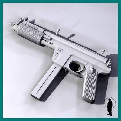 Walther Mpl 9Mm Submachine Gun 3D Model Max Cgtrader Com