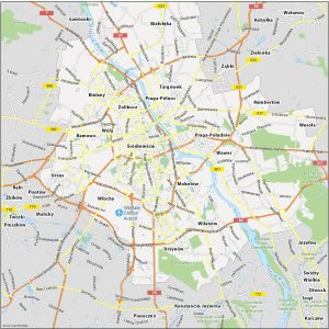 Warsaw Poland Map Gis Geography