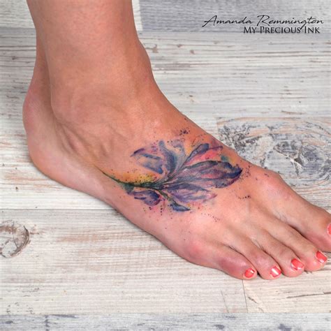 Watercolor Flower Tattoo By Mentjuh On Deviantart