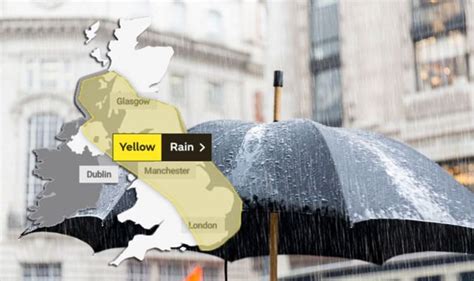 Weather Tomorrow Met Office Forecasts Washout Erratic Rainfall For