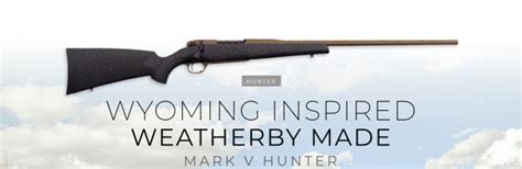 Weatherby Mark V Hunter Bronze Legendary Strength New Curb Appeal