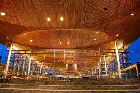 Welsh National Assembly Senedd In Cardiff By Richard Rogers Partnership