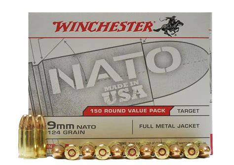 Winchester Nato 9 Mm Luger 124 Grain Fmj Tacworld Holsters