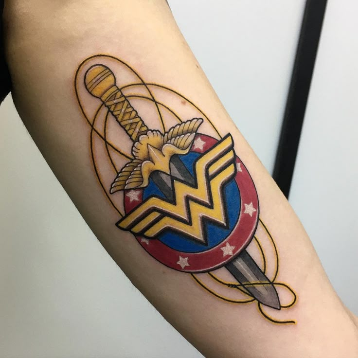 Wonder Woman Tattoo Ideas Symbolizing Justice And Courage Wonder