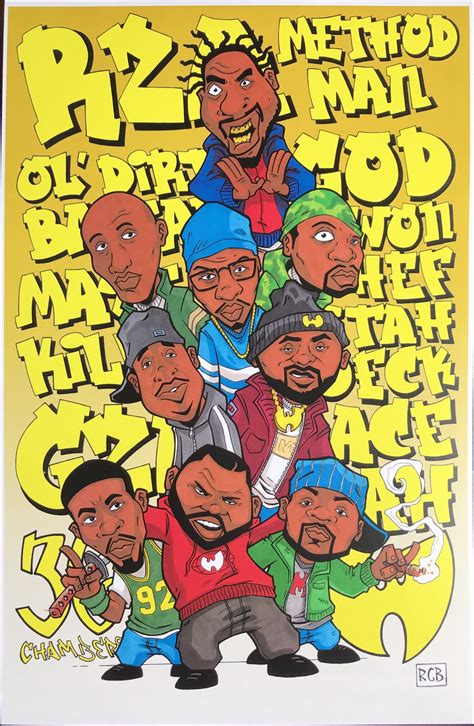 Wu Tang Clan 11X17 The Art Of Ryan Browne Online Store Powered By