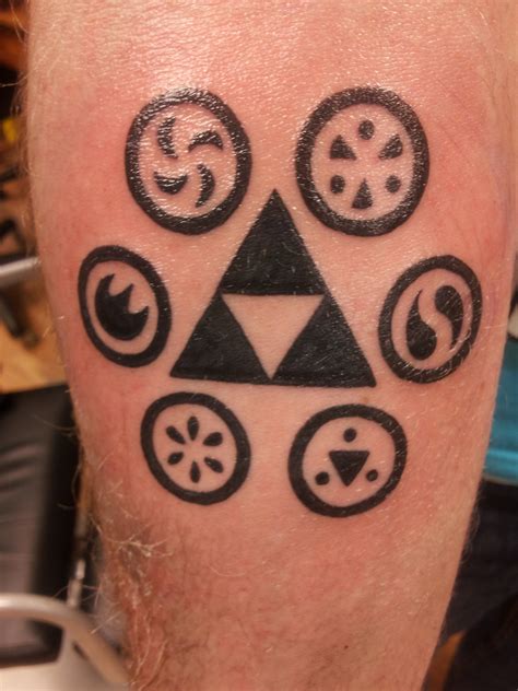 Zelda Tattoo Triforce Oot Sage Medallions By Krukmeister On Deviantart